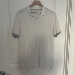 White Nike Golf Polo